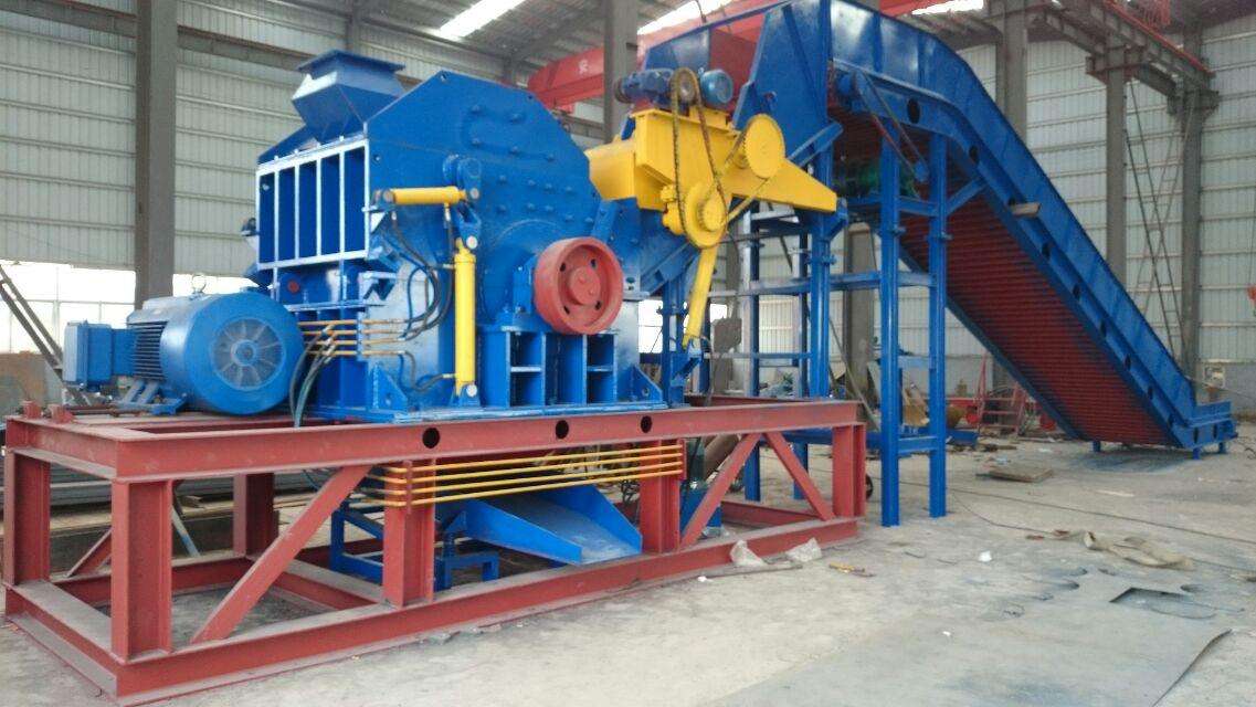 某客戶(hù)金屬破碎機(jī)生產(chǎn)線(xiàn)現(xiàn)場(chǎng)
